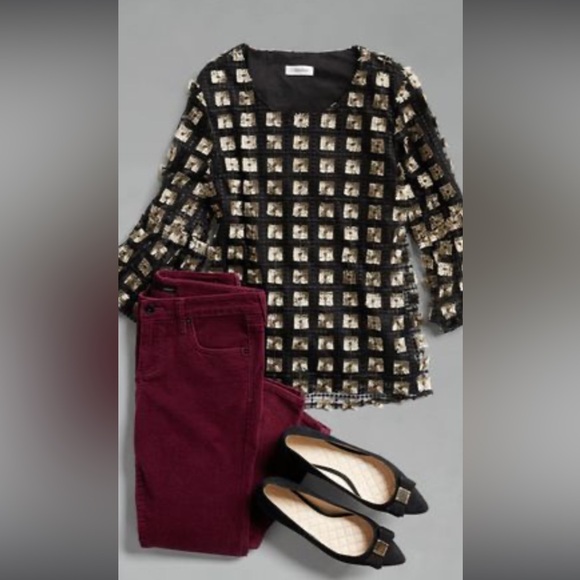 NWT Calvin Klein Blouse size L - Picture 2 of 5